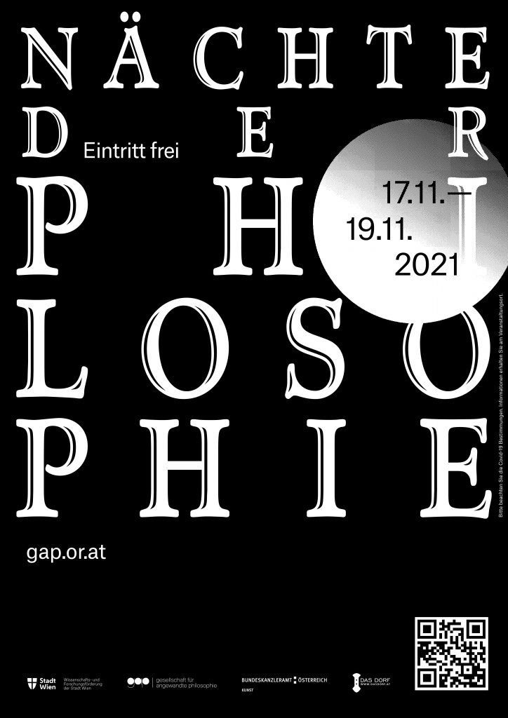 Plakat Nächte der Philosophie 2021