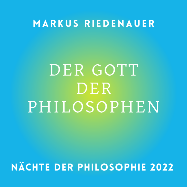 Markus Riedenauer: Der Gott der Philosophen